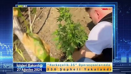 "Narkoçelik-35" Operasyonlarında 336 Şüpheli Yakalandı