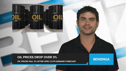 Télécharger la video: Oil Prices Drop Over 3% After OPEC Cuts Demand Forecast. Wall Street Revises Price Targets as OPEC Lowers Growth Targets