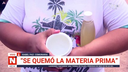 Fuego consumió plantaciones de Cusi en Concepción