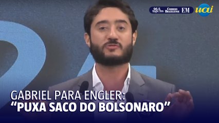 Gabriel chama Bruno Engler de 'puxa saco'  do Bolsonaro