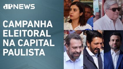 Confira agenda dos candidatos à Prefeitura de São Paulo nesta quarta (11)