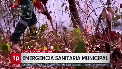 Aprueban declaratoria de emergencia sanitaria en la capital cruceña debido a los incendios y humareda