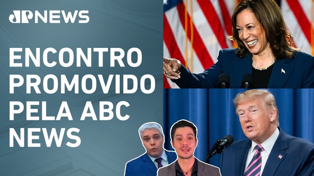 Mais de 57 milhões de espectadores assistiram debate Kamala x Trump; Favalli e Fancelli analisam