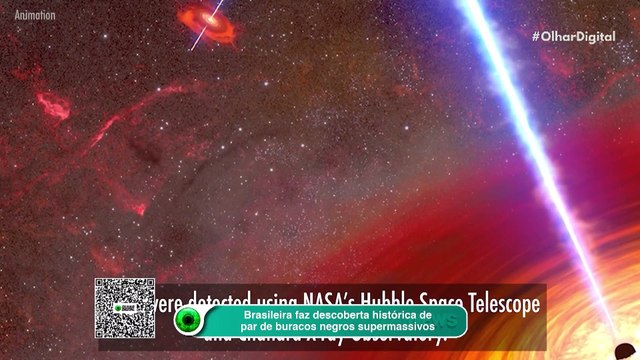 Brasileira faz descoberta histórica de par de buracos negros supermassivos