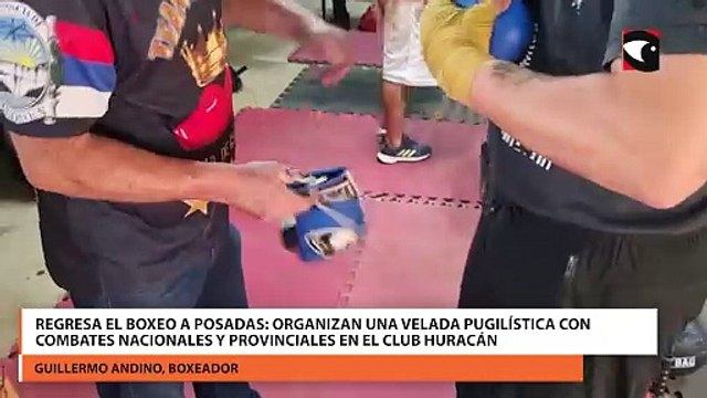 Regresa el boxeo a Posadas: organizan una velada pugilística con combates nacionales y provinciales en el Club Huracán