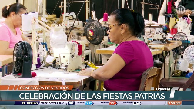 Modistas avanzan en la confección de vestidos para desfiles patrios