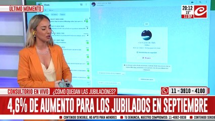 Consultorio en vivo: 4,6% de aumento para los jubilados en septiembre