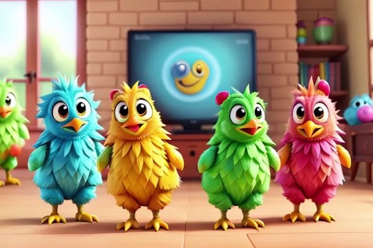 Hen's Happy Dance KidsMusic-kidssongs-nursery rhymes-kids story time-DancingAnimals-CreativePlaytime