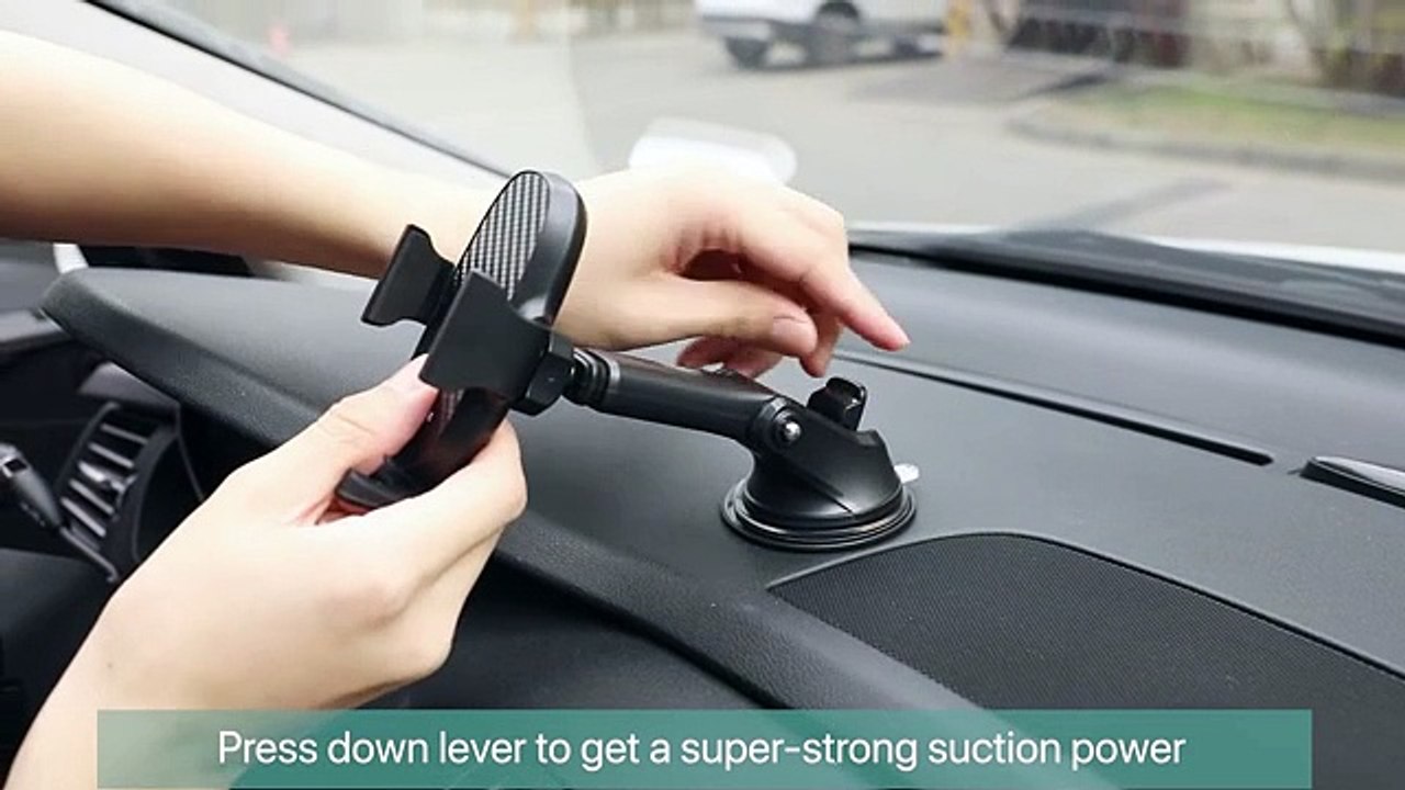 iOttie Easy One Touch 6 Universal Car Mount Dashboard  Windshield Suction Cup Phone Holder for iPhone Samsung Google All Smartphones  Cell Phones  Accessories