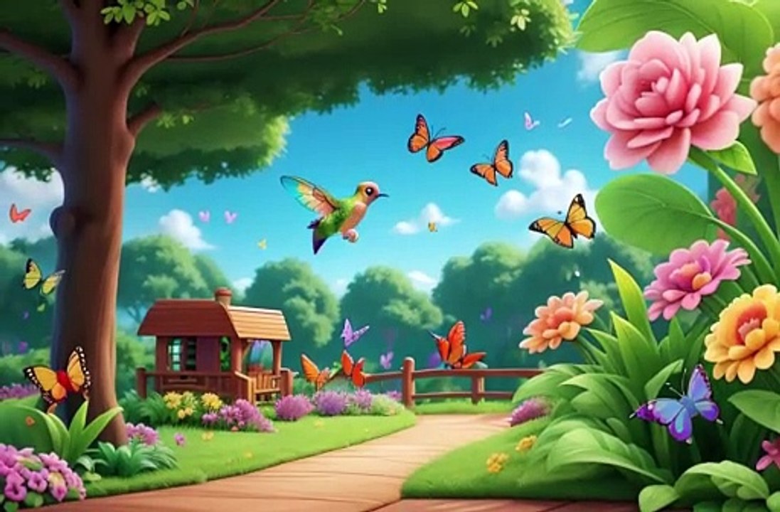 Fly, Fly, African Green Pigeon - Dance Song for Kids - Animal Sounds for Children