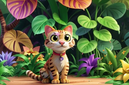 Golden Cat Adventure Song for Kids - Fun Animal Dance and Rhymes - @little-world374