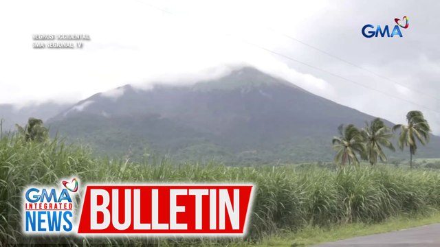 Bulkang Kanlaon, nagbuga ng 11,556 toneladang asupre kahapon; pinakamarami ngayong taon | GMA Integrated News Bulletin