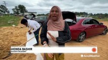 Mississippi residents fill sandbags to prepare for Hurricane Francine