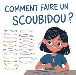Comment faire un scoubidou carré (TUTO)
