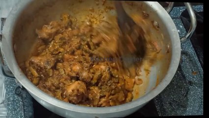 Chicken Krela mutton karahi  jaisa ke hath khanane se rok na paaey