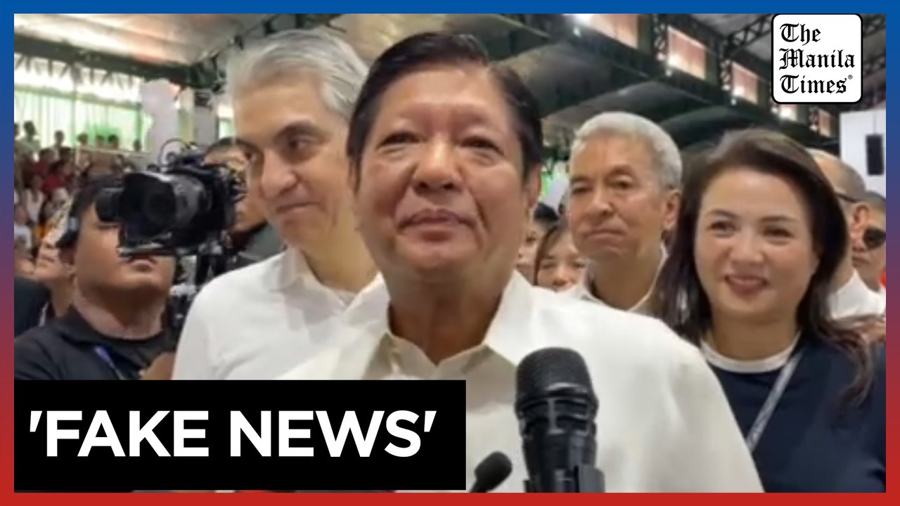 Marcos laughs off reports of Teodoro resignation