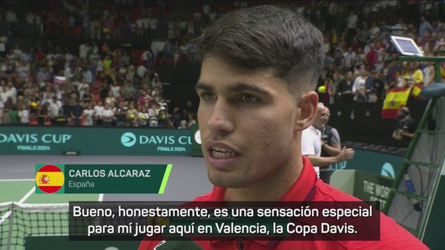 Alcaraz: Jugar la Copa Davis es una sensación especial para mí