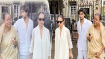 Malaika Arora Father Death: पिता के अंतिम संस्कार के लिए बिलखती हुई मां को लेकर निकली Malaika