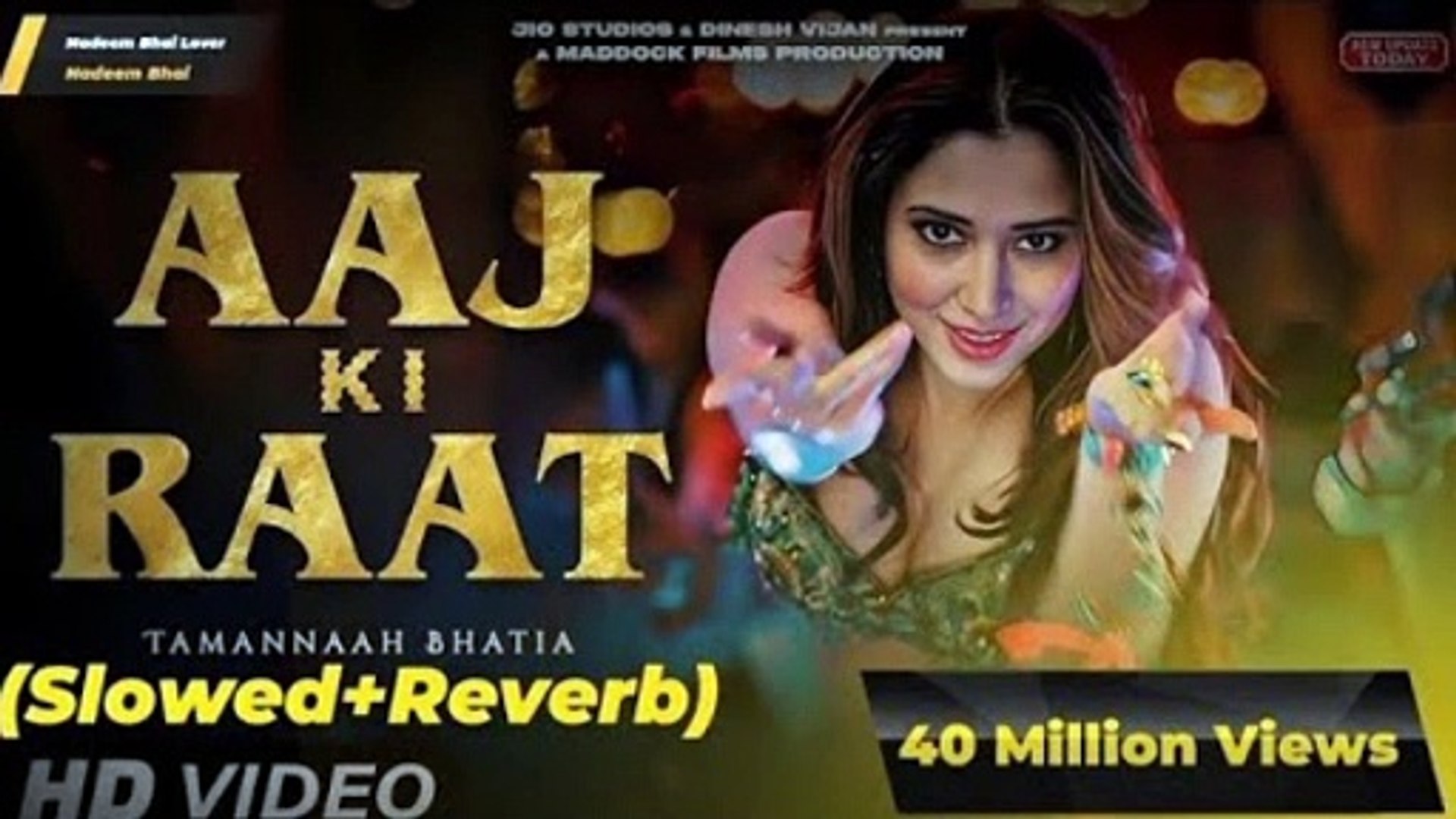 ⁣Aaj Ki Raat _ Tamanna Bhatia _ Sachin Jigar _ Madhubanti _ Divya _ Amitabh