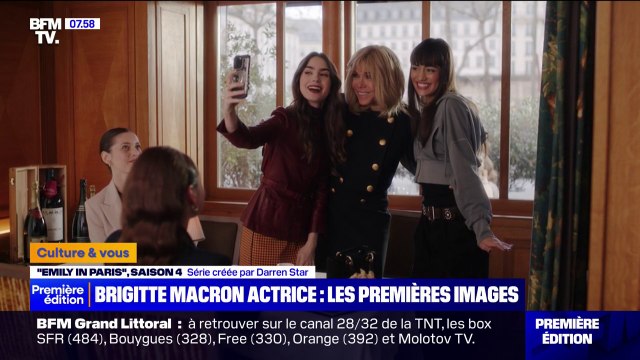 Emily in Paris: les premières images en exclusivité de l'apparition de Brigitte Macron