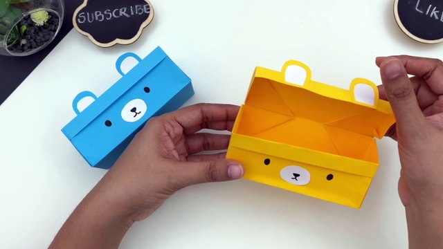How To Make Paper Storage Box / How to Make Storage Box With Paper At Home / Paper Craft / Origami