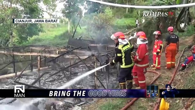 Diduga Gas Elpiji Bocor, Kandang Berisi 3 Ribu Ayam di Cianjur Hangus Terbakar