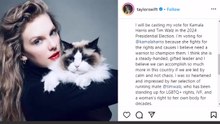 Taylor Swift wählt Kamala Harris