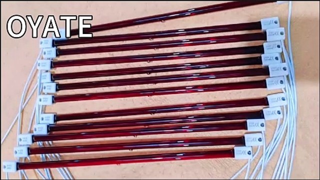 350mm 1000w Quartz ruby infrared heating lamp halogen infrared lamps