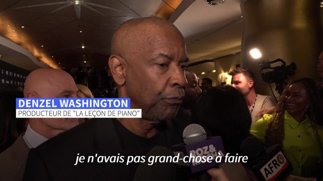 Toronto: Denzel Washington à l’avant-première de La leçon de piano , réalisé par son fils