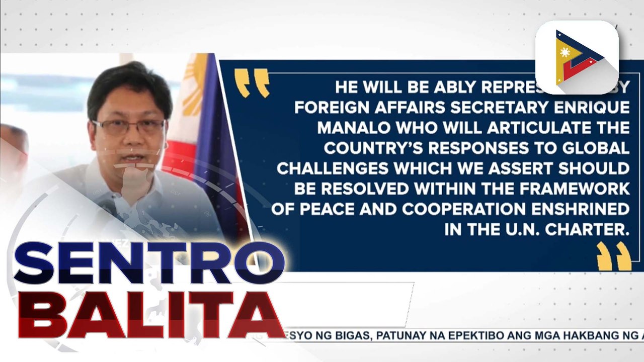 PBBM, hindi makakadalo sa UNGA