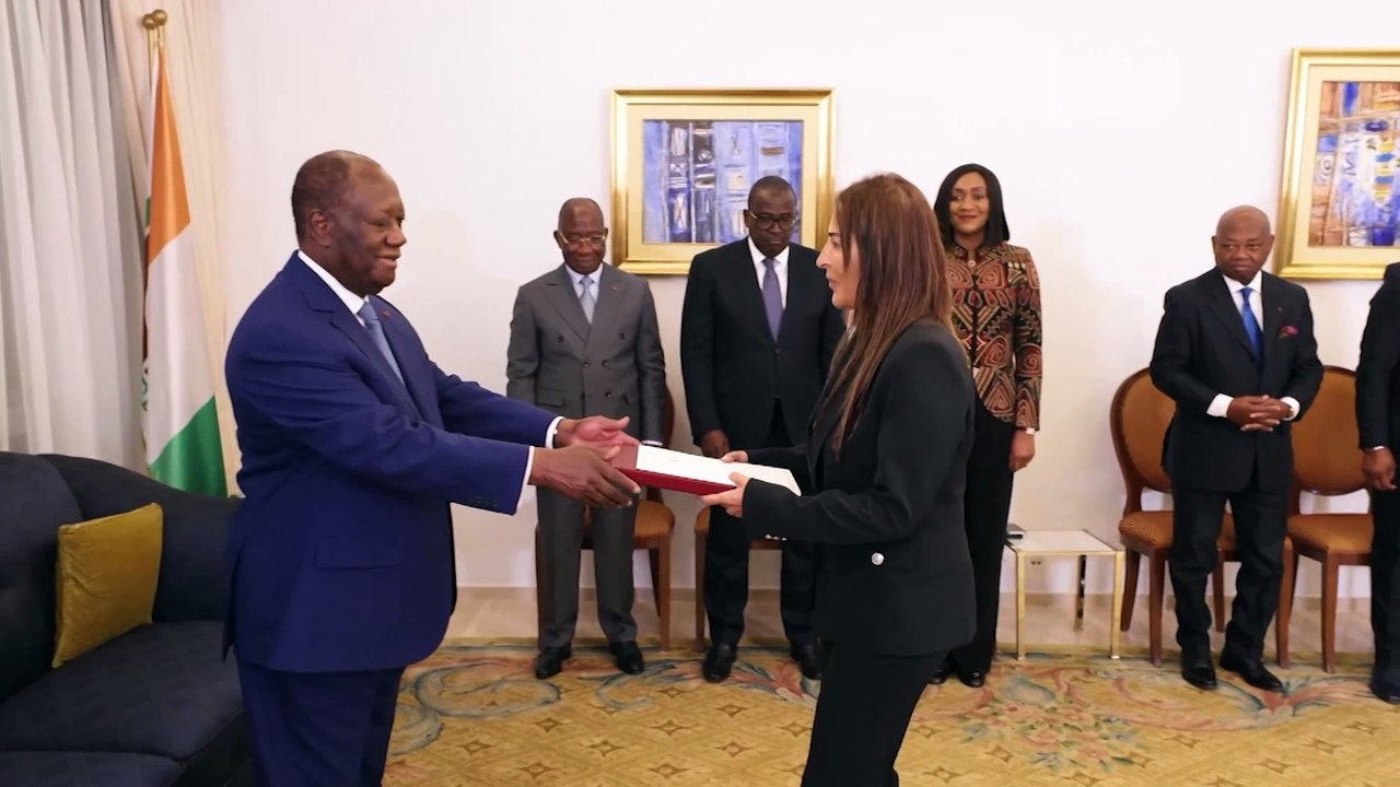 05 nouveaux ambassadeurs accrédités en Côte d’Ivoire présentent leurs lettres de créance au Chef de l’Etat