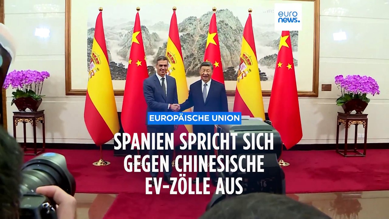 Sánchez wirbt für Deeskalation bei Handelskrieg zwischen EU und China