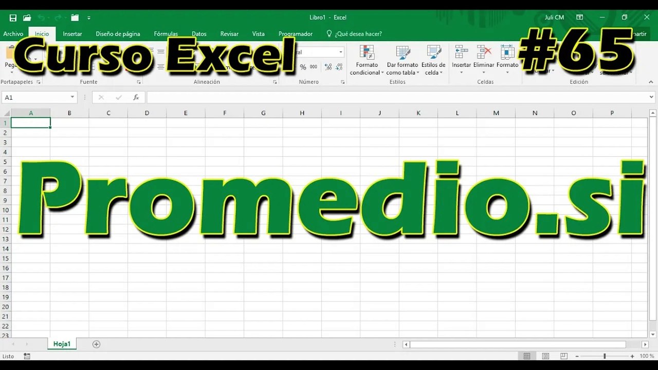 CURSO EXCEL [65] ► FÓRMULA PROMEDIO.SI