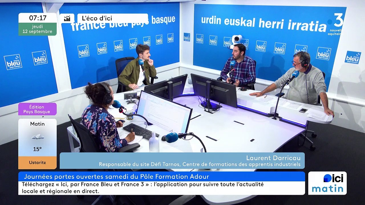 Eco d'ici : l'industrie au Pays basque et dans le Sud Landes recrute des apprentis