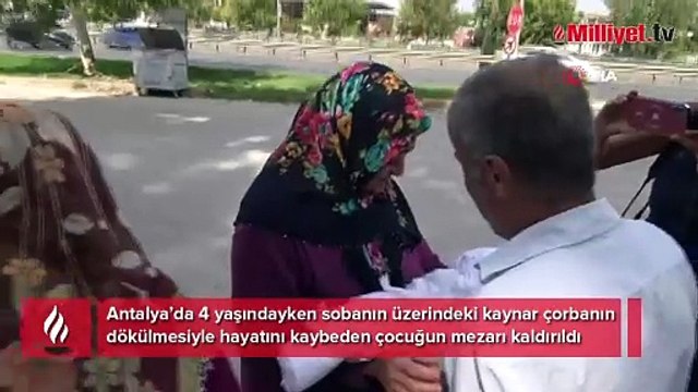 Kabri mezarlığın dışında kaldı, ardından dram çıktı: Şimdi ablasının kucağında, annesinin kucağına gidecek