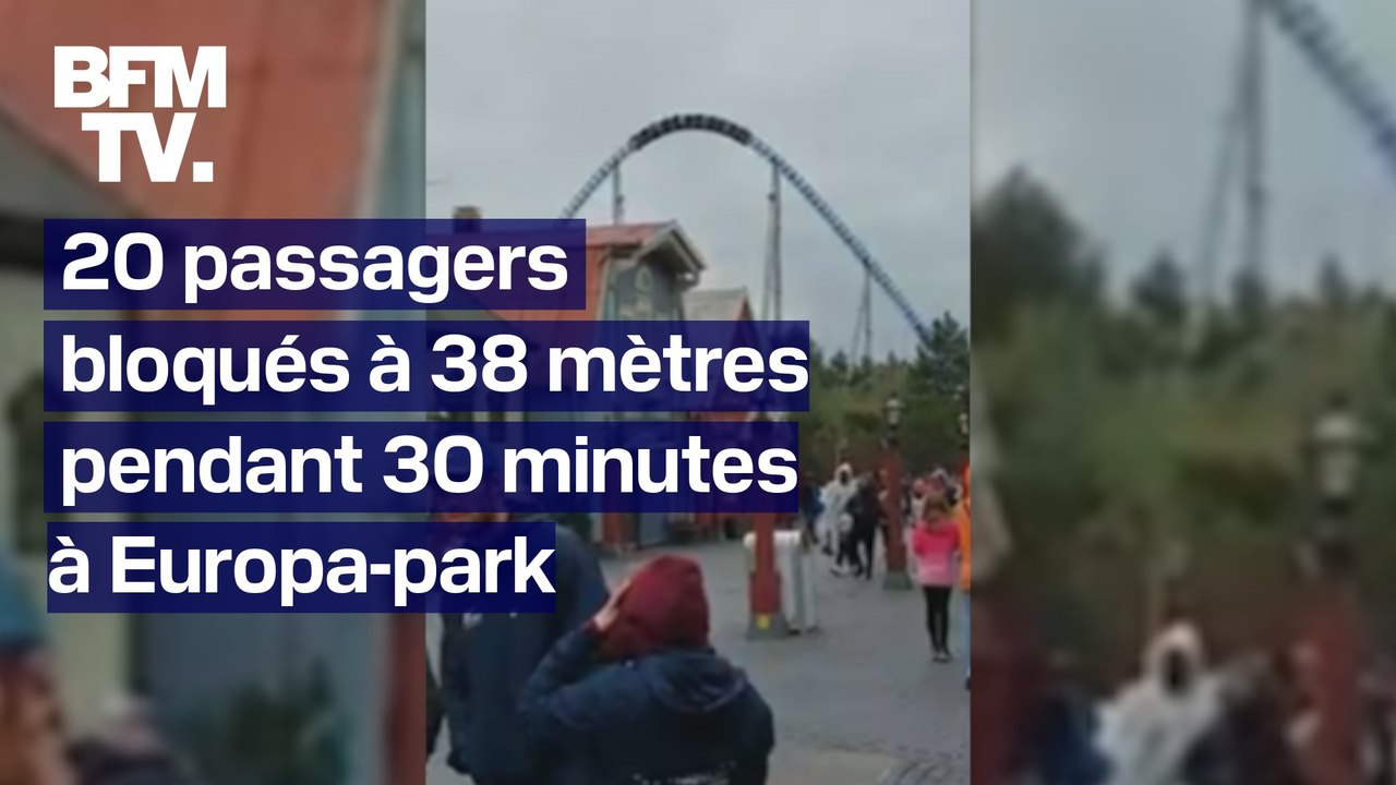 Europa-Park: 20 passagers du manège "Blue Fire" restent bloqués à 38 mètres de hauteur pendant 30 minutes
