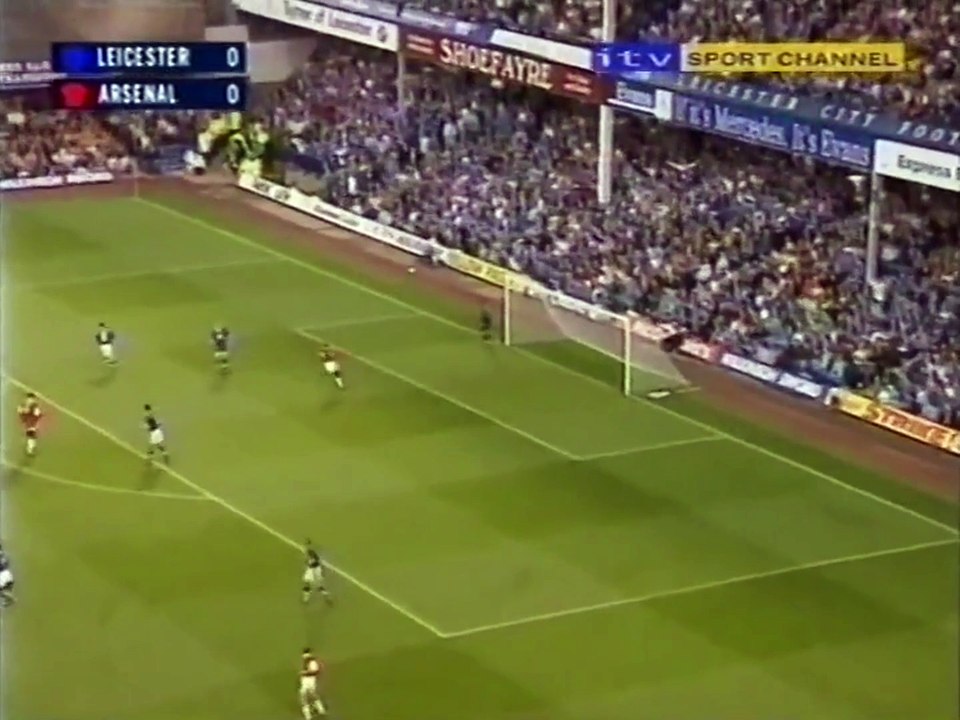 Dennis Bergkamp vs Leicester City (1997/98 English Premier League) | Away ● Greatest EPL Hat-Trick