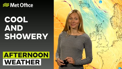 Met Office Afternoon Weather Forecast 12/09/24 - Sunny spells and northerly wind