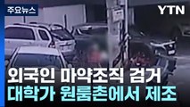 대학가 원룸서 마약 제조하다 '펑'...외국인들 검거 / YTN