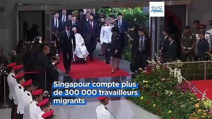 A Singapour, le pape appelle à protéger "la dignité des travailleurs migrants"