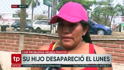 Buscan a Cristian Ferreira, adolescente que salió de su vivienda y no retornó