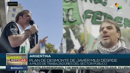 En Argentina plan de desmonte de Javier Milei despide a miles de trabajadores