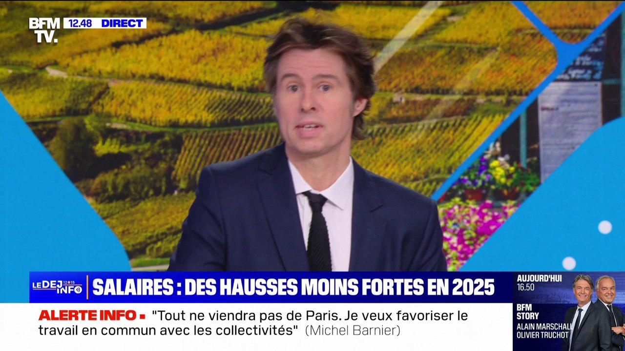 Salaires: des hausses moins fortes en 2025