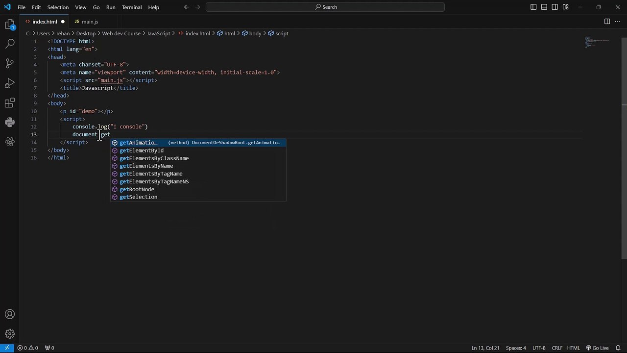 How to Display Output Using Javascript | Javascript Output Methods