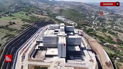 Samsun Şehir Hastanesi'nin tamamlanan birçok alanı hizmet vermeye hazır hale geldi