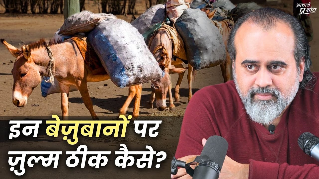 इन बेज़ुबानों पर ज़ुल्म ठीक कैसे? || आचार्य प्रश...