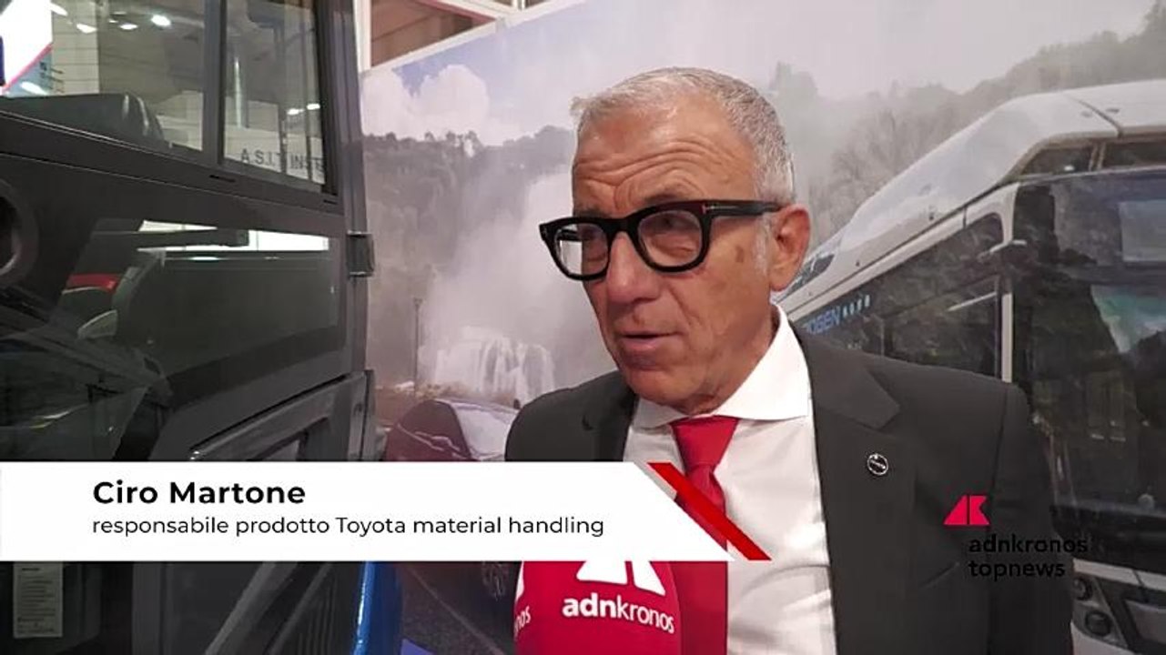 Hydrogen Expo, Martone (Toyota): “Presentiamo Traigo 80 9Fb Mt35, nostro carrello elettrico a idrogeno”