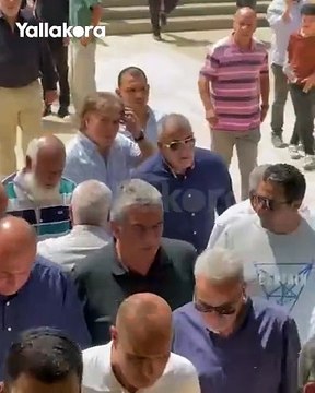 الوزير أشرف صبحي وحسام حسن وعدد من نجوم الرياضة في جنازة إيهاب جلال مدرب منتخب مصر السابق