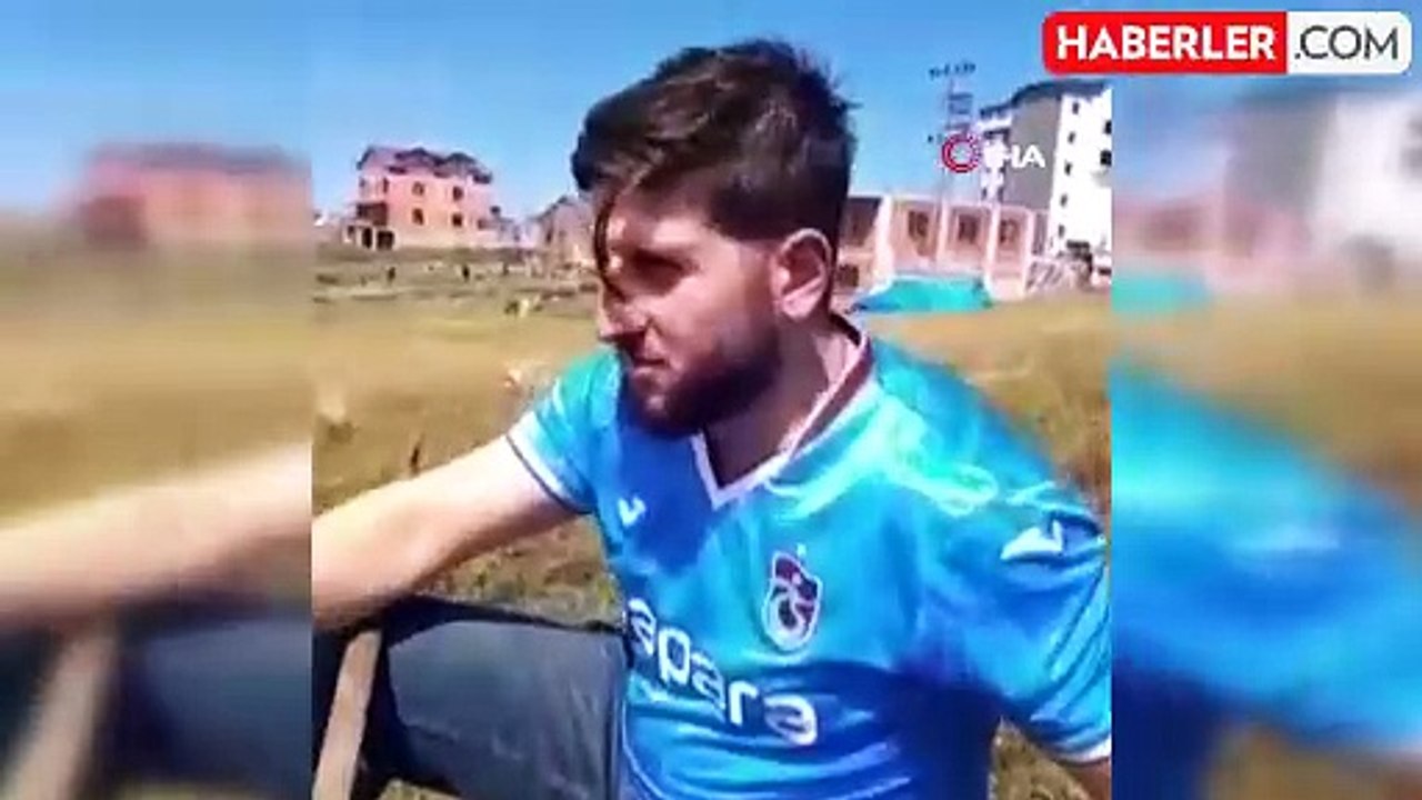 Trabzonspor Fanatiği Besici 2 Bin 500 Keçi ve Koçun Boynuzunu Bordo-Maviye Boyadı