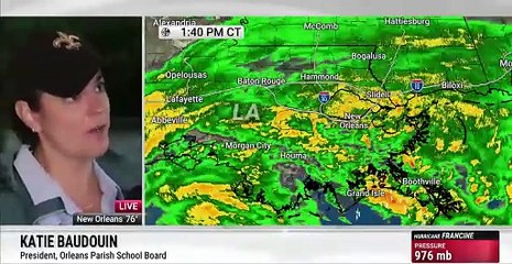 Conditions Begin to Deteriorate Across Louisiana Ahead of Hurricane Landfall